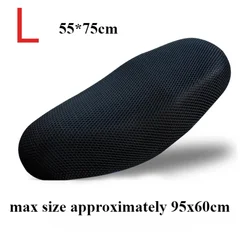 Breathable 3D Mesh Anti - Slip Motorcycle Seat Cushion - Black (Hy240518950 - 03)