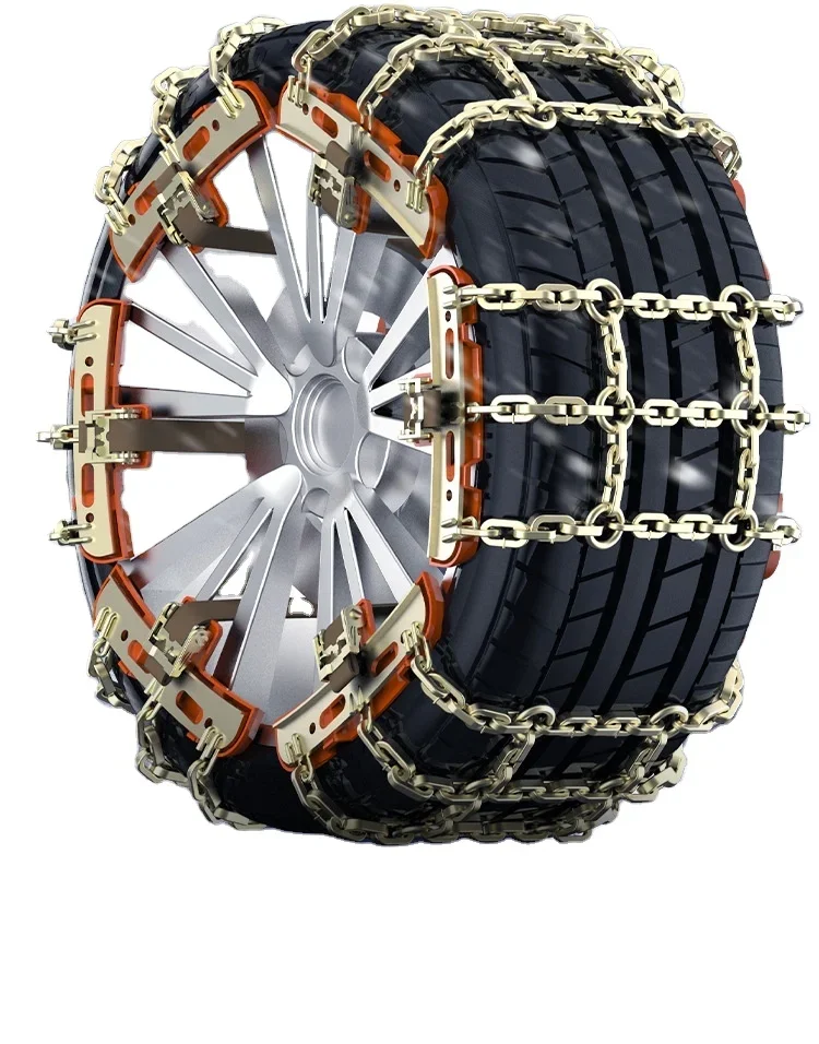 Car Universal Anti-skid ChainTire Anti-skid ChainSteel Chain for Ice, Snow and Slush RoadSafe DrivingCar SUV Universal