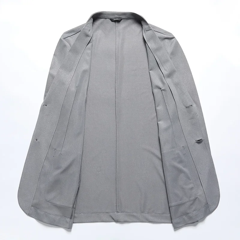 초대형 용수철 얇은 남성용 통기성 탄성 캐주얼 세트 재킷, 플러스 사이즈 LXL-3XL4XL5XL6XL7XL8XL, 여름 패션, 신상