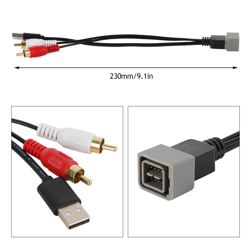 ڵ  USB   ̺ USB Ʈ Է  ̺ 8  USB Ʈ RCA ÷ Aux ̺, ֻ ť/ũ/
