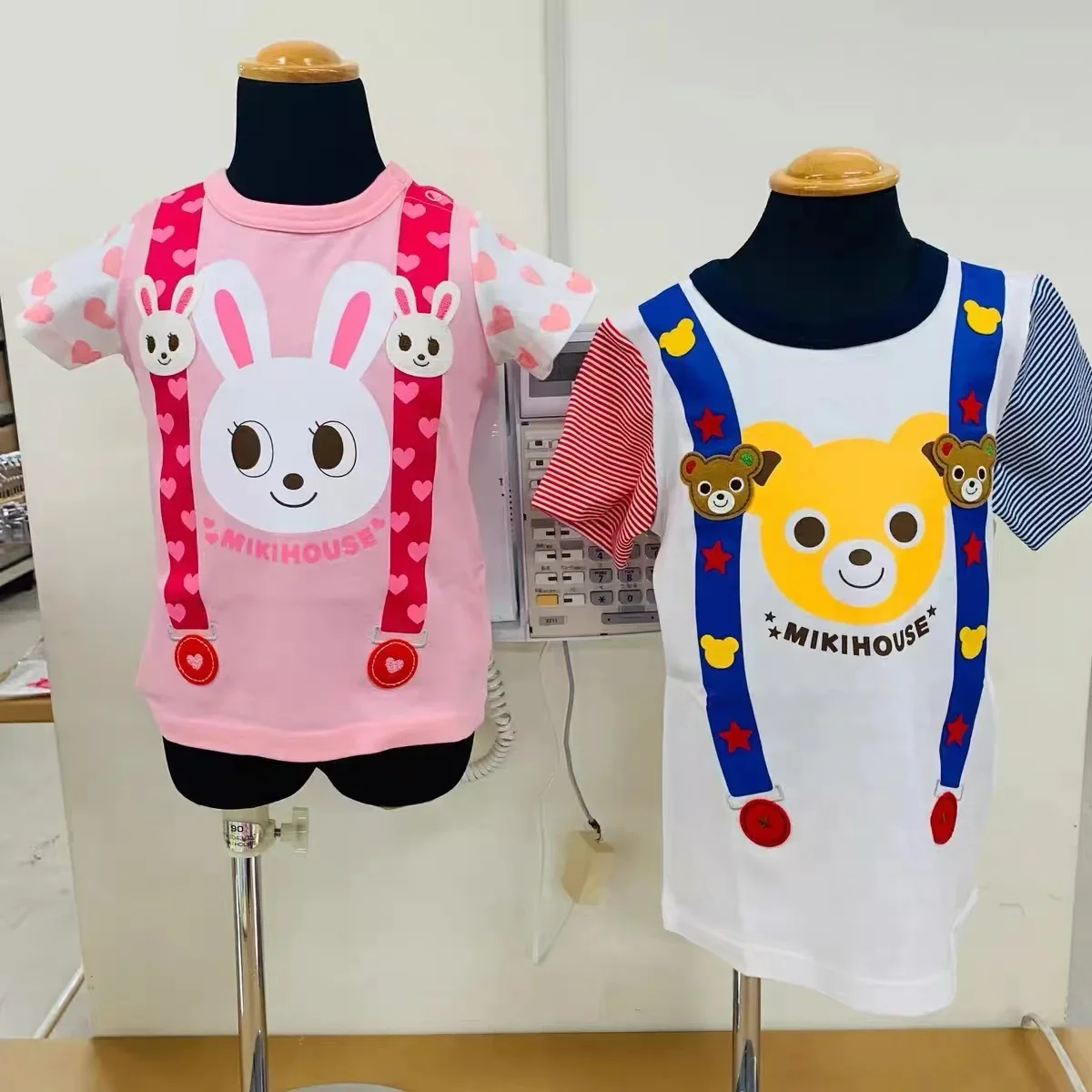 

Children's Clothes Summer 2023 New Strap Short Sleeve Cute T-shirt Top