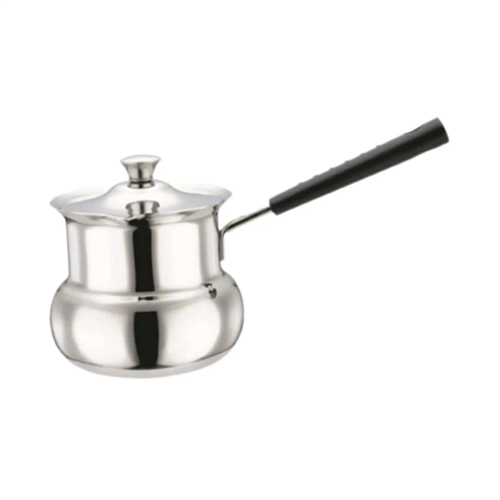 Turkish Coffee Pot for Induction Cookers Butter Melting Pan with Handle Milk Warmer for Camping Home Office Kitchen Restaurant