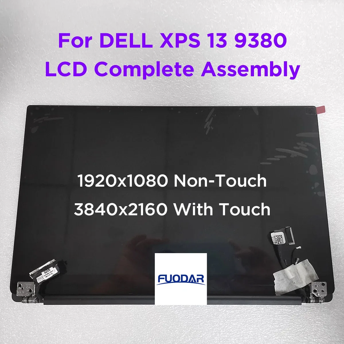 

Original 13.3" LCD Touch Screen Complete Assembly For Dell XPS 13 9380 7390 P82G002 P82G003 Display Replacement UHD4K 3840x2160