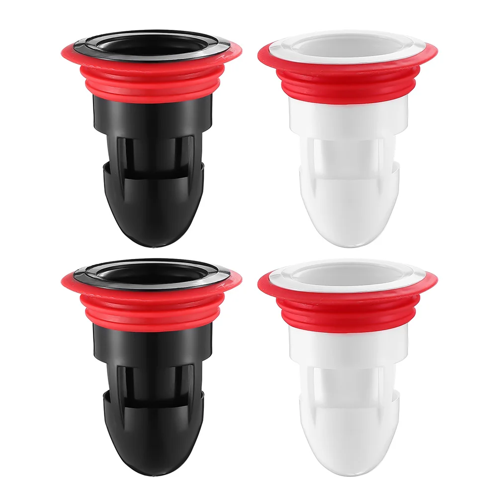 

4 Pcs Floor Drain Household Shower Filters Deodorant Toilet Supply Silicone Plug