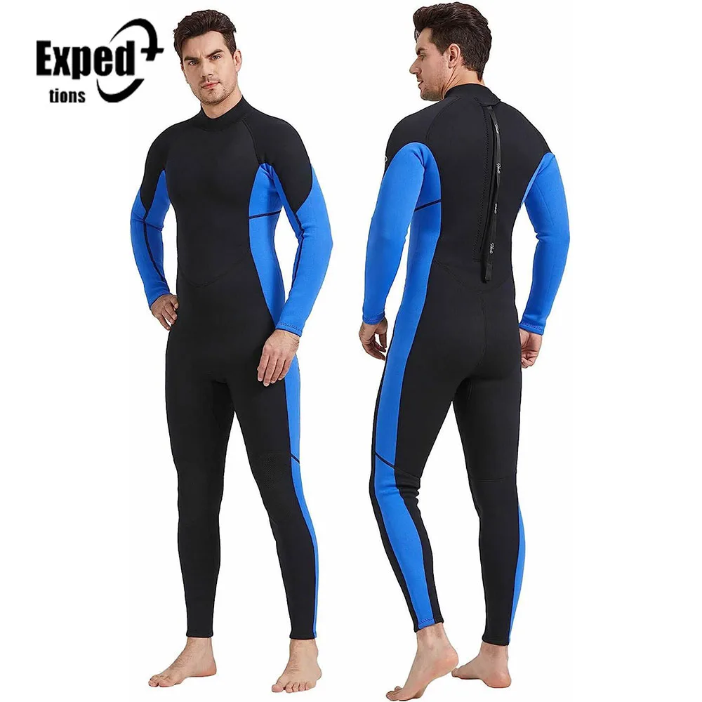 

Warm Surfing Paddleboard Swimming Winter Swimming Snorkeling Cold Weather Suit 3mm One-piece Men Wetsuit
