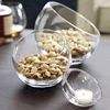 Creativity Glass Storage Jar Transparent Bevel Without Cover Living Room Desktop Snack Organizer Bedroom Jewelry Modern Jars 2