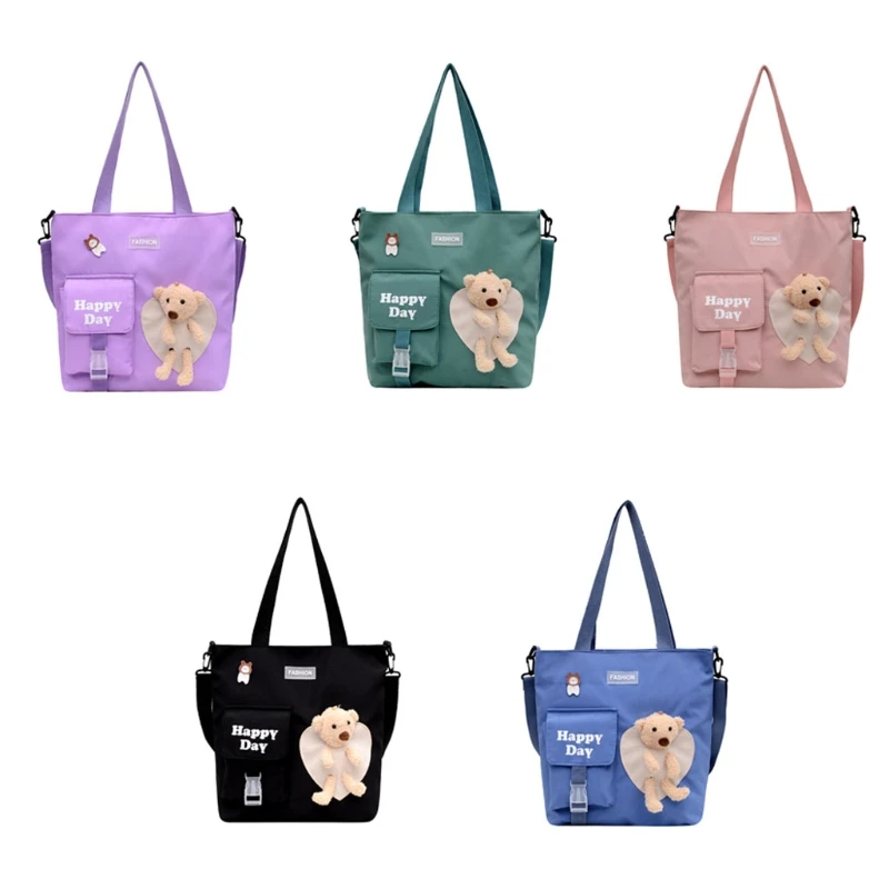 

Fashion Women Shoulder Bag Bear for Doll Cartoon Top-handle Bag Girl High Capaci