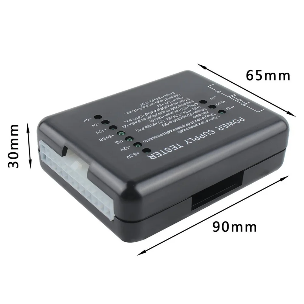 Computer Power Supply Tester ATX Power Supply Diagnostic Instrument Computer Case Tester