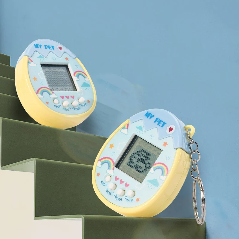 Electronic Pets Game Virtual Tamagotchi Nostalgic 168 Pets In One Virtual Cyber Digital Pet Funny Pixel Screen Game Machine Toys 2