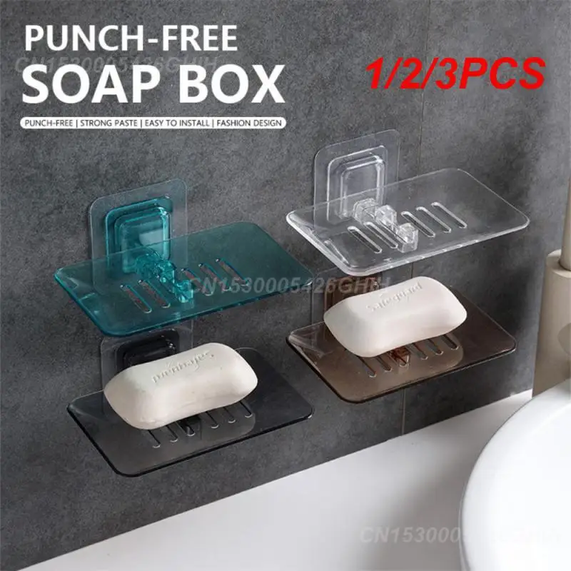 

1/2/3 шт., самоклеящиеся поддоны для мыла