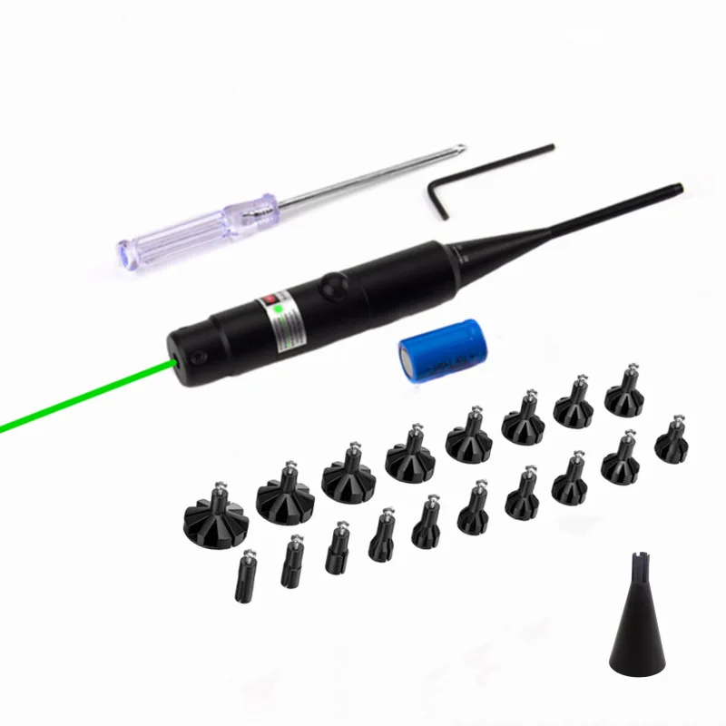 Green/Red Laser Calibrator Aluminum Alloy Calibrator Turn-Free Laser with 18 Adapter Cross-border Aiming Instrument laser calibrator