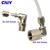 Pneumatic Rotary Fittings Air Fitting 4 6 8 10 12 mm Thread 1/8 3/8 1/2" 1/4" BSP Male to Female Quick Hose Tube Connectors ﻿