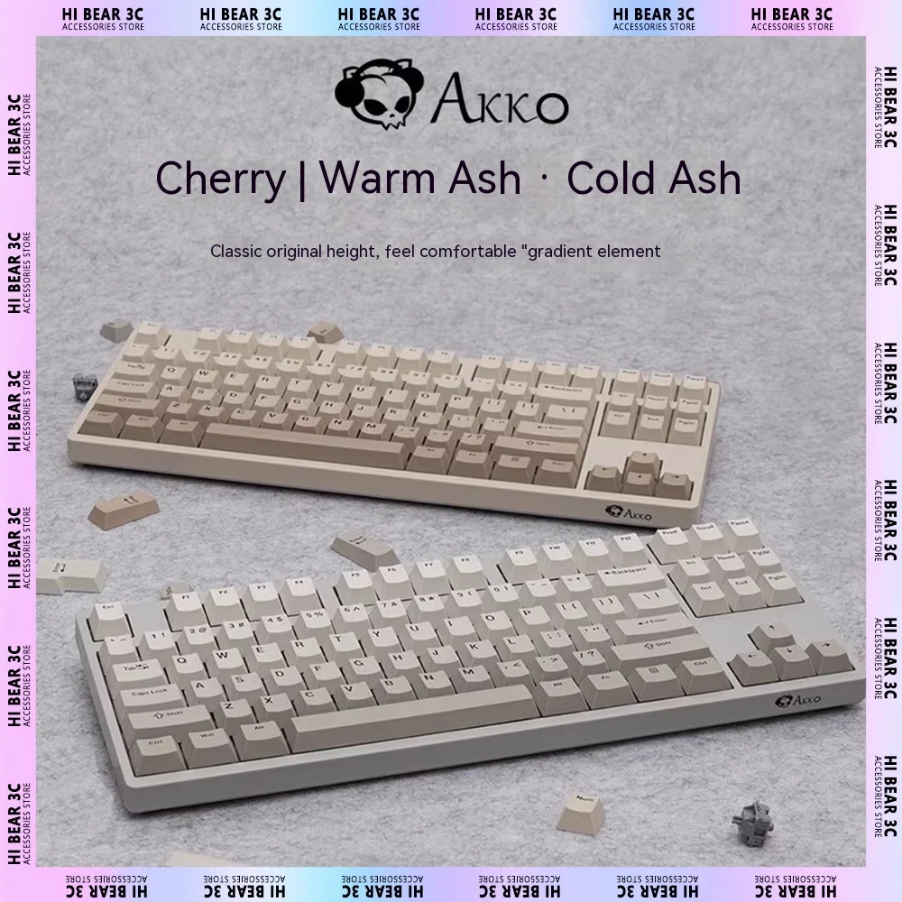 

Akko Mechanical Keyboard Keycaps Set PBT Custom Cherry Height Keycap Personalized Gaming Pc Gamer Accessories