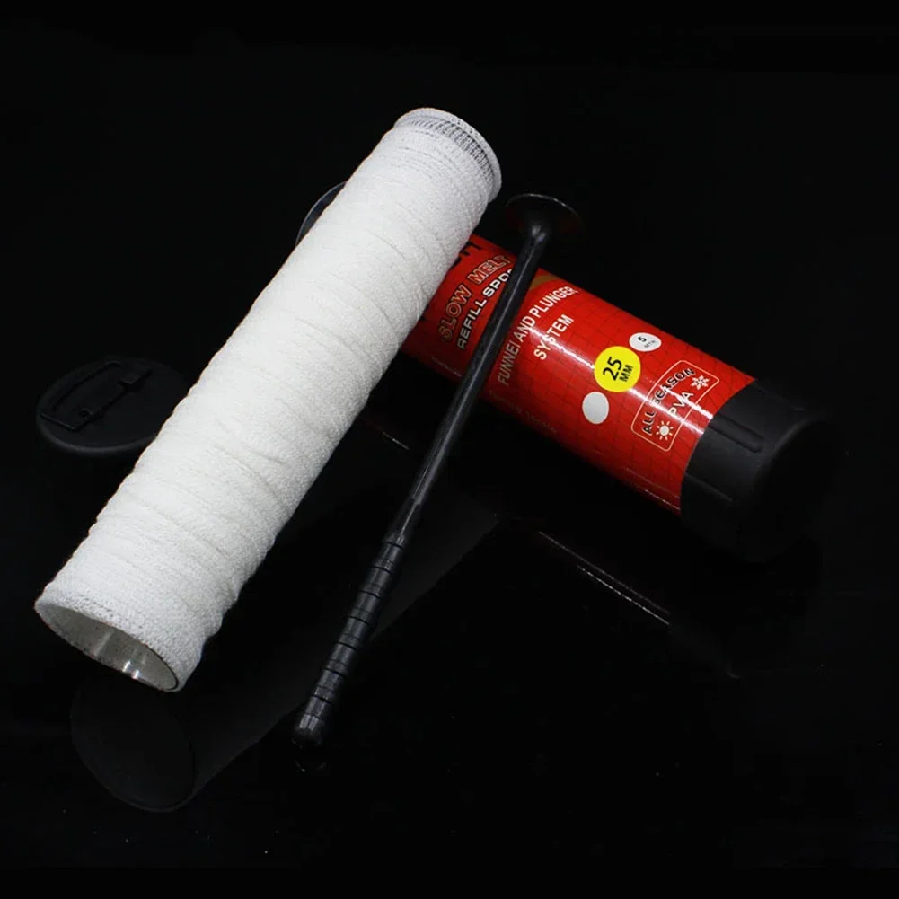 5m Fishing PVA Mesh Net Bait Bag Water Soluble Fishing Mesh Feeder With Tool 1PC PVA Tackle Accessories fishing net fishing bait wrap bag