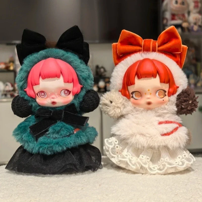 For 15/17cm labubu V3 V1 V2 For SkullPanda lace bow Hair band