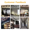 Track Light Spotlight Set Track Lamp 220V Ceiling Spot Led Lights Fixture Wall Lamps Rail Lighting COB 12/20/30/40W Home Kitchen 6