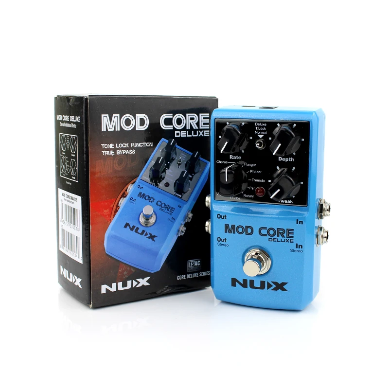 NUX мод Core Deluxe цифровая периферийная педаль с 8 модуляциями периферийные