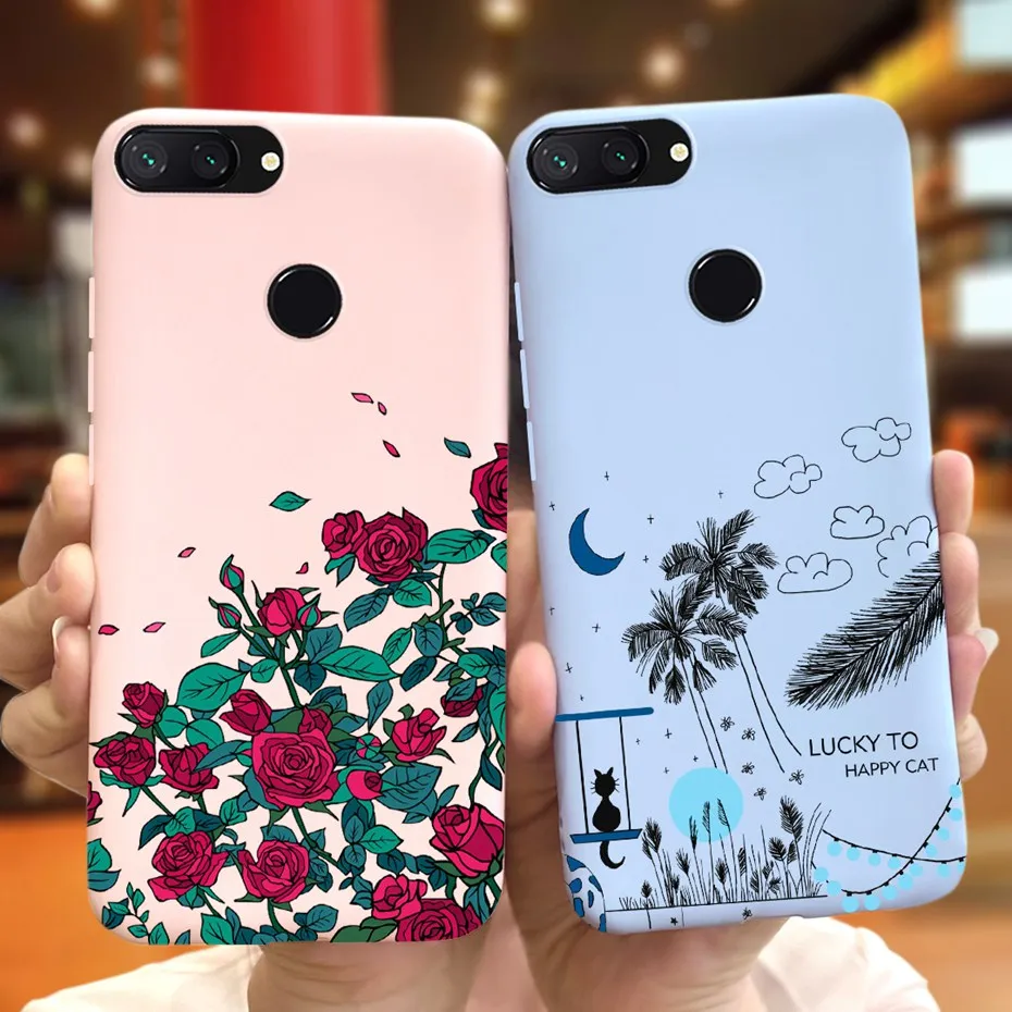 Lovely Print Soft Silicone Phone Case - Stylish Protective Back Cover with Bumper