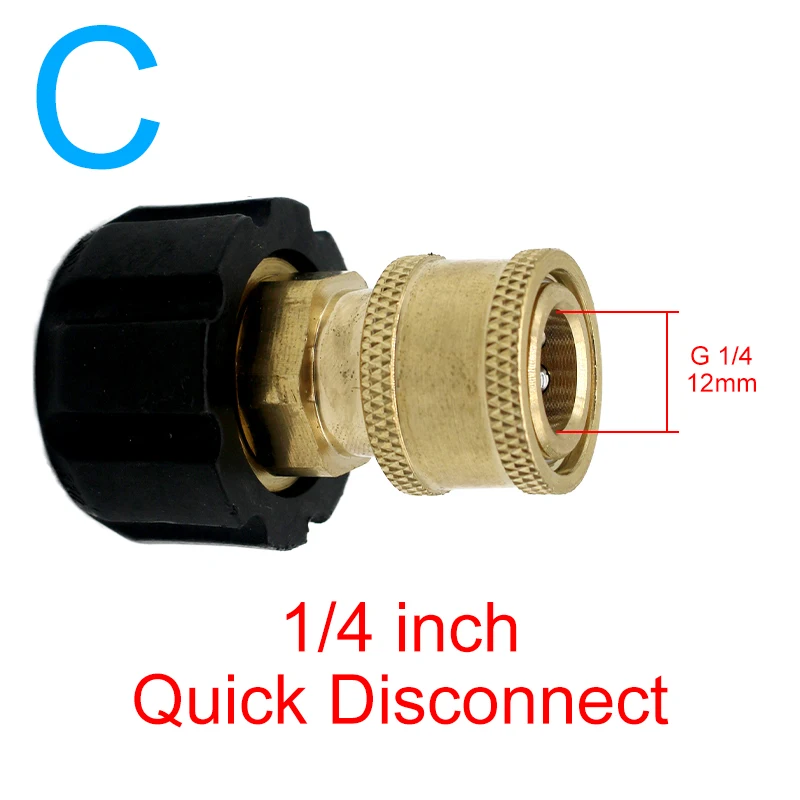 M22 14 Stecker auf 1/4 \ 