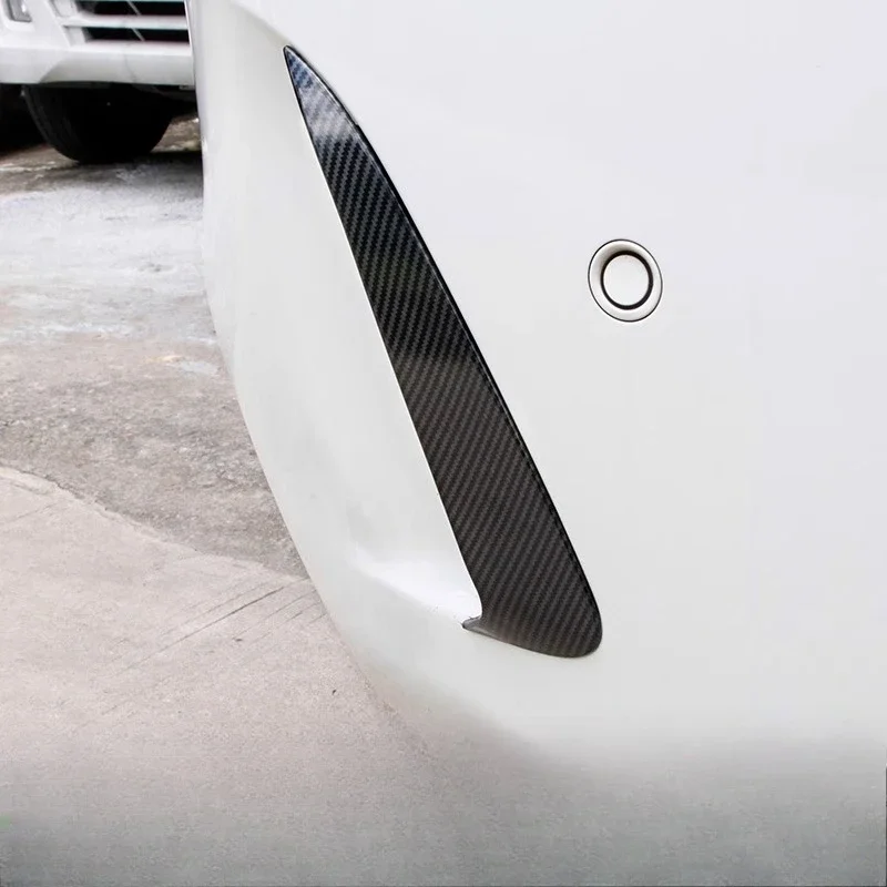 메르세데스-벤츠 W205 C-클래스 C200 C300 2015-2018 2019 2020 2021 외부 개조 리어 윈드 나이프 장식 브라이트 스트립