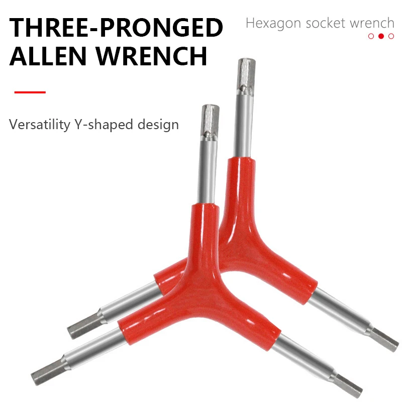 

Practical Versatile Three-Pronged Hexagonal Tool Road Bike Repair Tools Mountain Bike Trident Cycling Adjustment Equipment