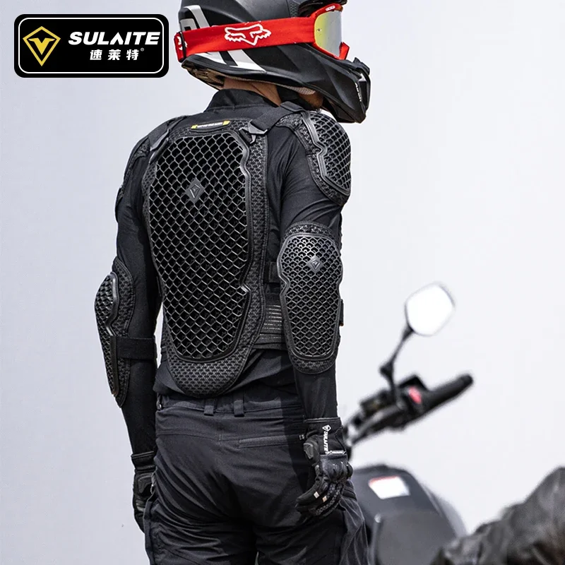 Motorcycle Jacket Honeycomb Full Body Armor Protection Jackets Motocross Racing Clothing Breathable Protectors SULAITE motorcycle jacket,motorcycle armor,motorcycle clothing