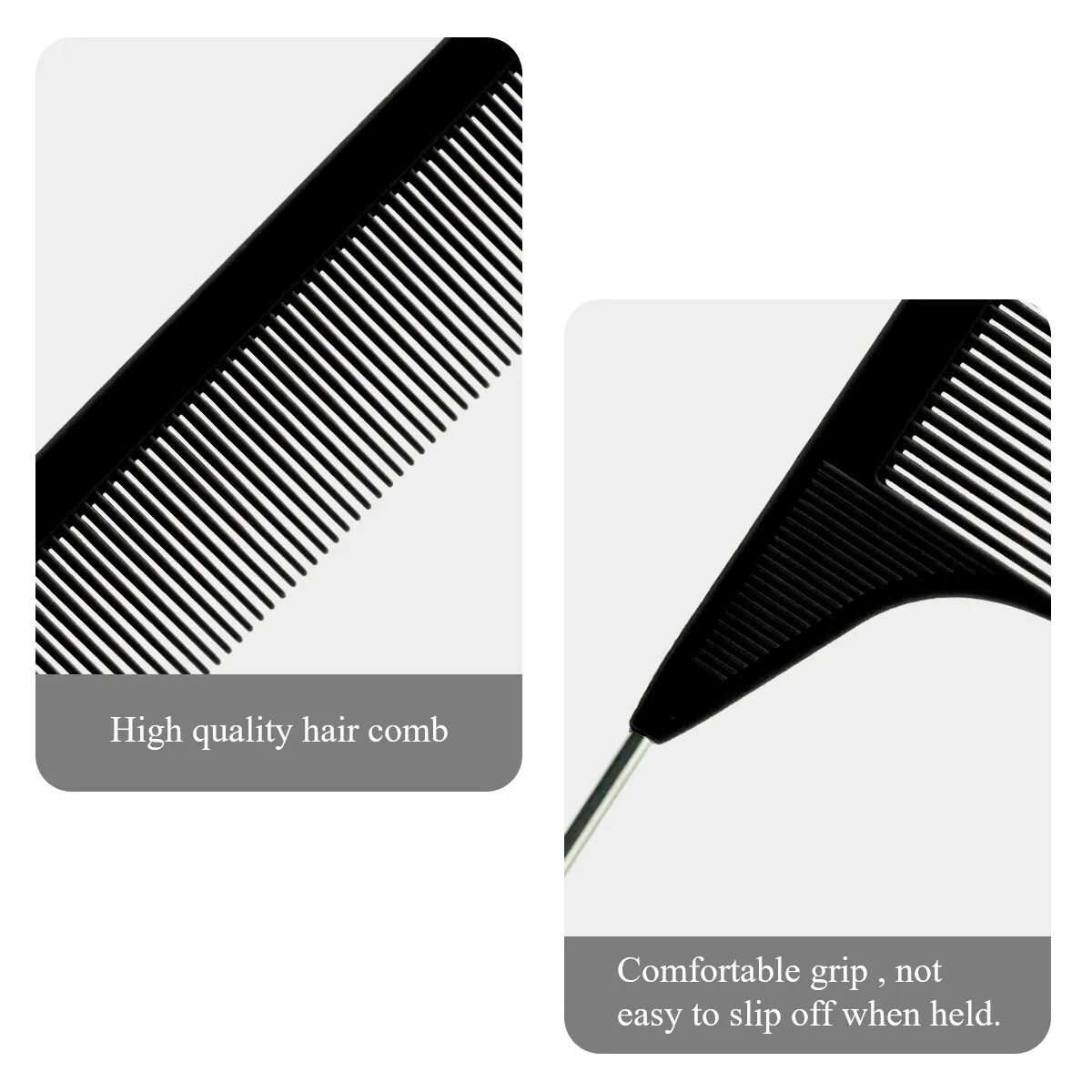 1Pcs Black Pointed Tail Salon Hairdressing Hair Styling Anti-static Comb Heat-resistant Salon Supplies Professional Hairdressing 3