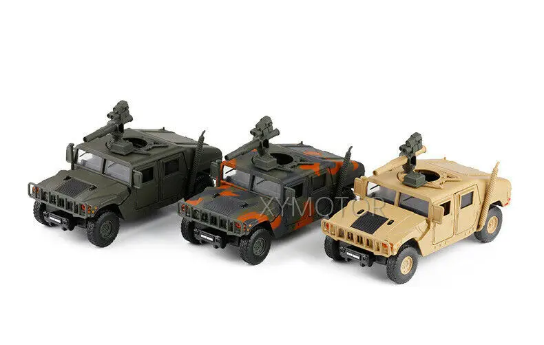 

1:32 джекине для Hummer H1, американская военная армия, фотоигрушки, детские подарки, украшения для демонстрации, металлический пластик