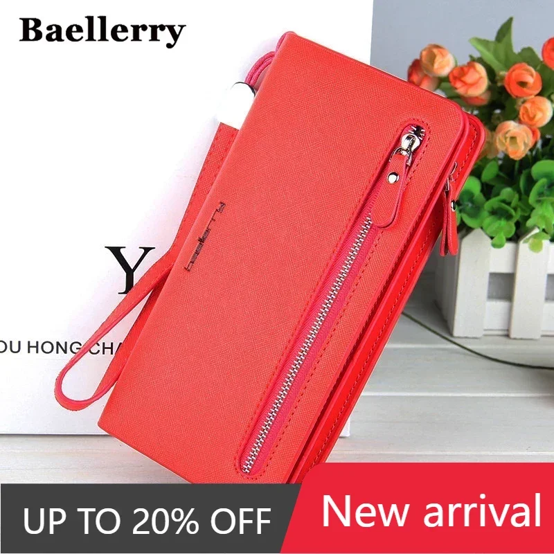 2025  popular Women Wallet Zipper Top Quality Female Wallet Purse Multifunction Women's Purse Card Holder Money Bag Long Wallet