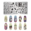 Cartoon Animal Nail Stamping Plates Cloud Star Cute Unicorn Pattern Nail Art Stamping Plate Printing Image nail polish Templates 5
