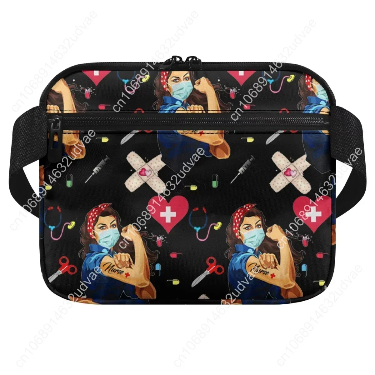 2023 Utility Hip Bag Black Nurse Designer Belt Pouch Multiple Pocket Organiser Fanny Pack for Stethoscopes Bandage Scissor Gift