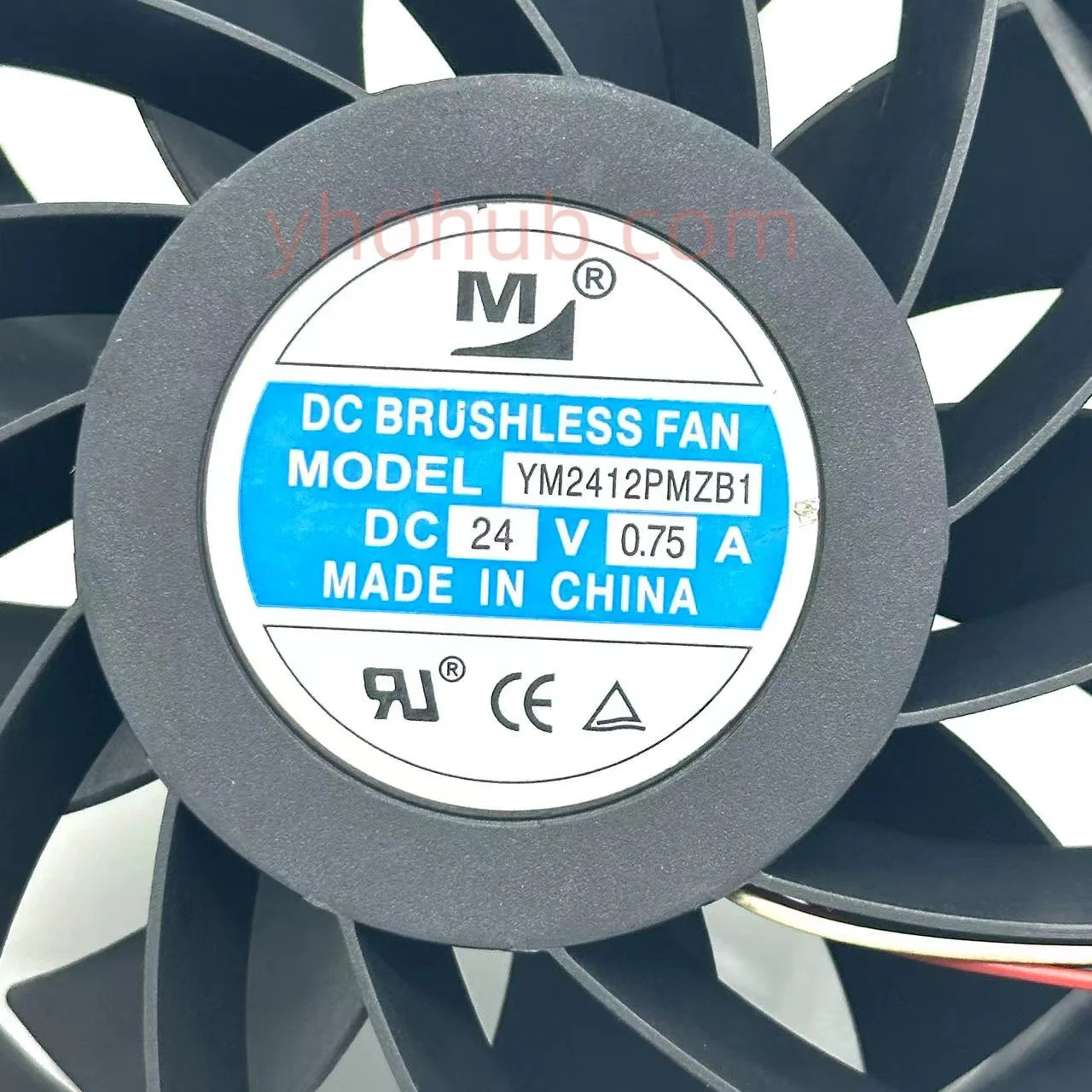 Ventilador de Refrigeração do Servidor de Fios da C.c. 24v 0.75a 120x120x38 mm de m Huaxia Ym2412pmzb1 - Imagem 3