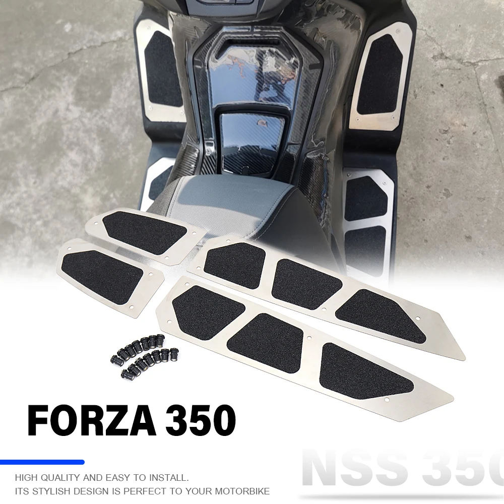 

New For Honda Forza 350 FORZA NSS NSS350 Forza350 Motorcycle Accessories Footrest Footboard Step Footpad Pedal Plate Foot Pegs