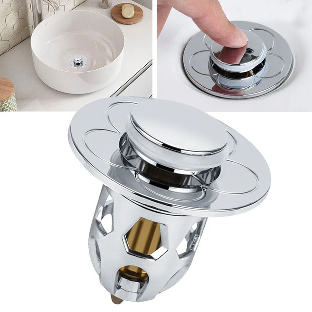 Universal Basin Pop-Up Plug Stopper Kitchen Wash Core Bounce Up Drain  Filter Bathroom Shower Sink Filter Plug Bathtub Stopper - AliExpress