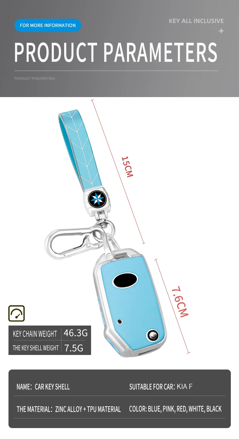 New Fashion Soft Tpu Flip Key Fob Cover Case Holder per Kia Sportage Cerato Forte 2019 2020 -