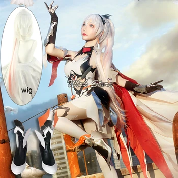 Костюм для косплея игры Honkai Impact 3, одежда киана каслана, длинный парик для косплея, сексуальное платье, Униформа, накидка, женская одежда на Х...