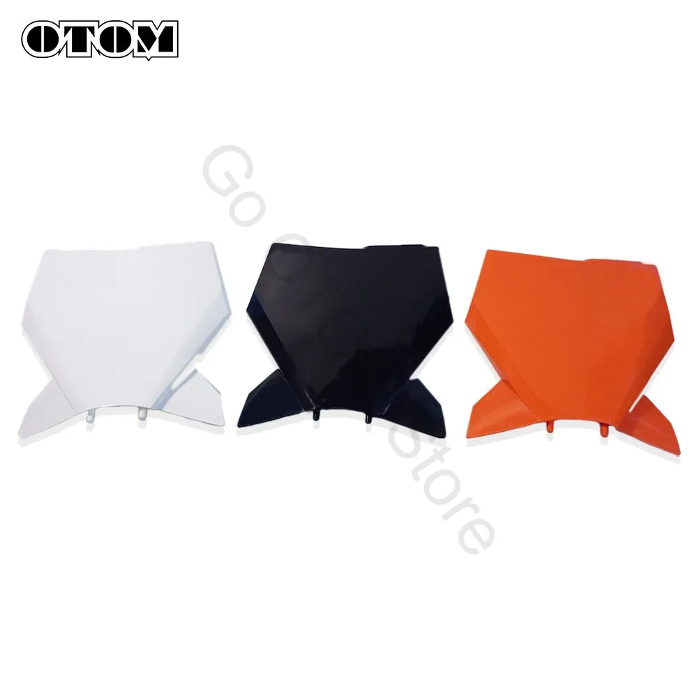 OTOM 2023-2024 오토바이 전면 번호판 플라스틱 보호 커버 등록증 홀더 (KTM SX SXF XC XCF 125 250 300 350 450 용)