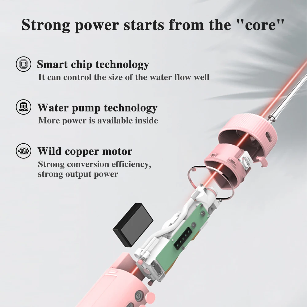 Portable Dental Floss Oral Irrigator Travel Retractable Water Flosser Pick for Cleaning Teeth Mouth Washing Machine Jet Device