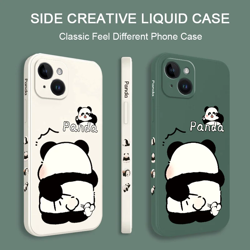 Tickle Panda Silicone Phone Case - Playful Protection with Panda Design