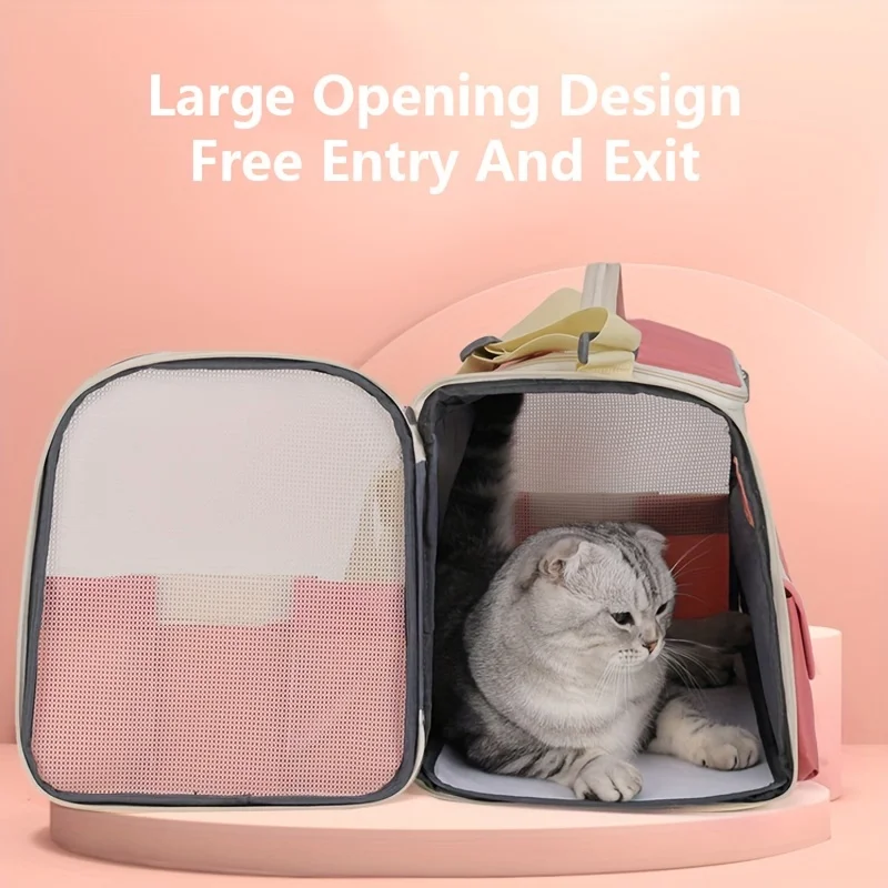 KEMORELA Breathable Pet Tote Shoulder Bag for Small Dogs And Cats Comfortable Outdoor Activity Pet Carrier with Handles