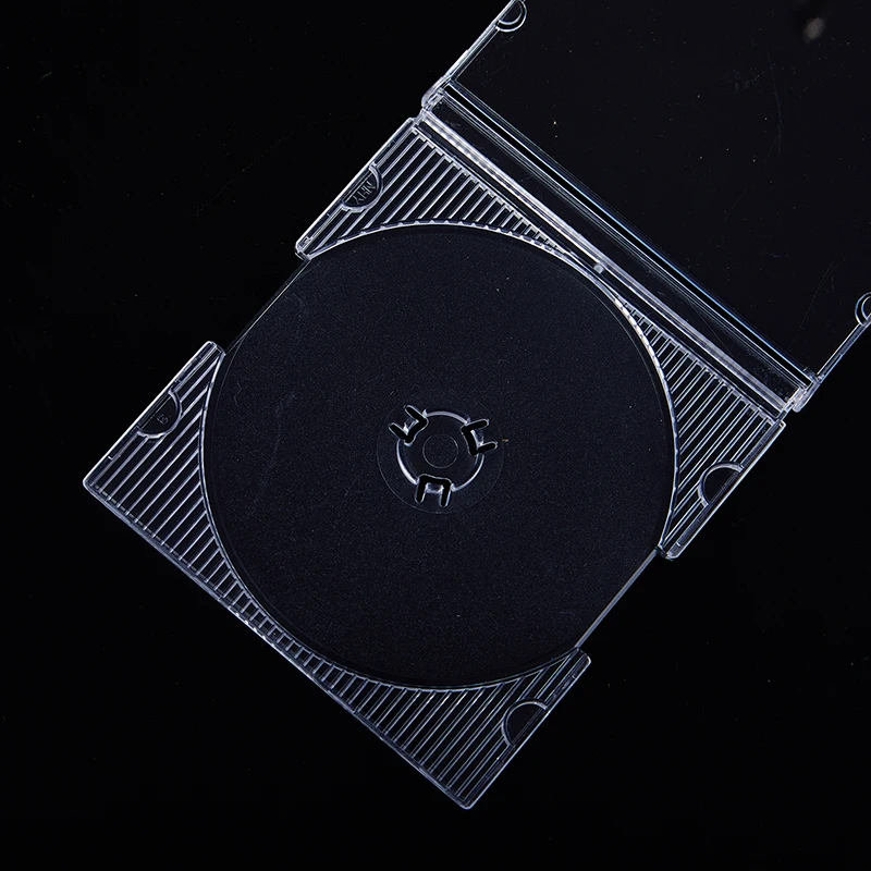CD DVD Storage Case 5/10pcs Household Standard Single Disc Storage Boxes DVD Case CD Case Empty Clear Plastic