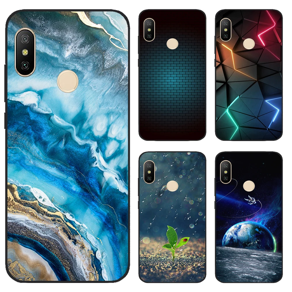 Custodia Per Xiaomi Mi A2 Lite Cover Morbida In Silicone Tpu Per Xiomi Mi A2 A 2 A2 Lite Phone Coque Back Cases Shell Bumper Fundas