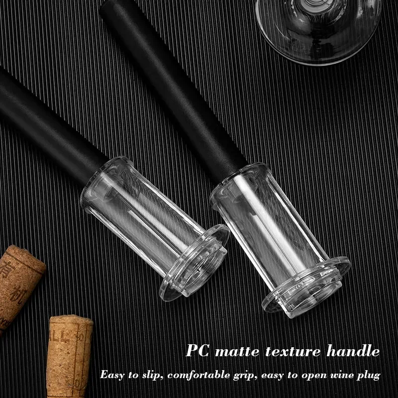Wine Opener Air Pump Pressure Vacuum Wine Bottle Corkscrew Stainless Steel Pin Type Cork Out Tool Opener Bar Accessories bottle opener