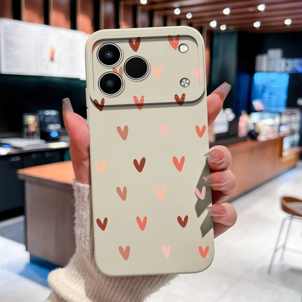 Creative Love Style Shockproof Silicone Phone Case Cover