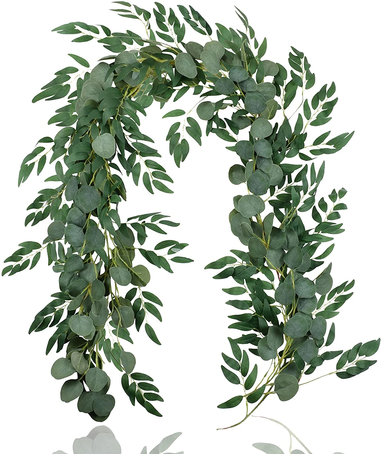 Artificial Eucalyptus Garland Faux Vines Handmade Wedding Party Silk