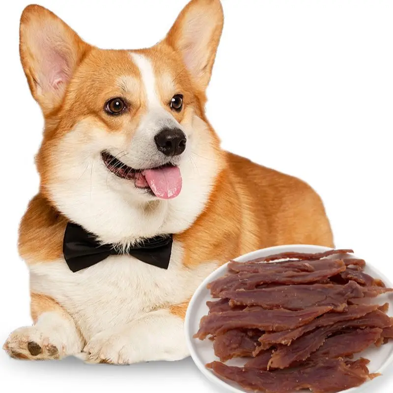 

Large Capacity Dog Snack Duck Breast Jerky Pets Teddy Puppy Dog Training Award Freeze Dried Snack Pet Dried Food Dog Accessories