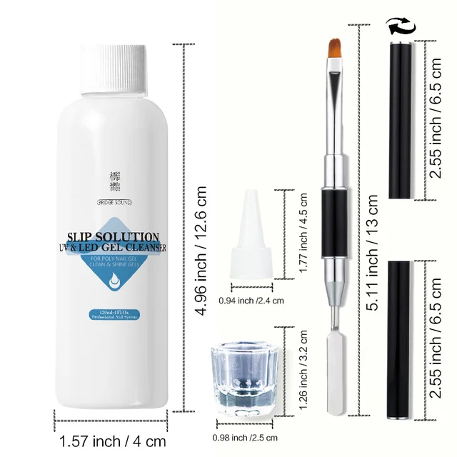 폴리 네일 젤 매니큐어를 손쉽고 완벽하게 만들어주는 솔루션