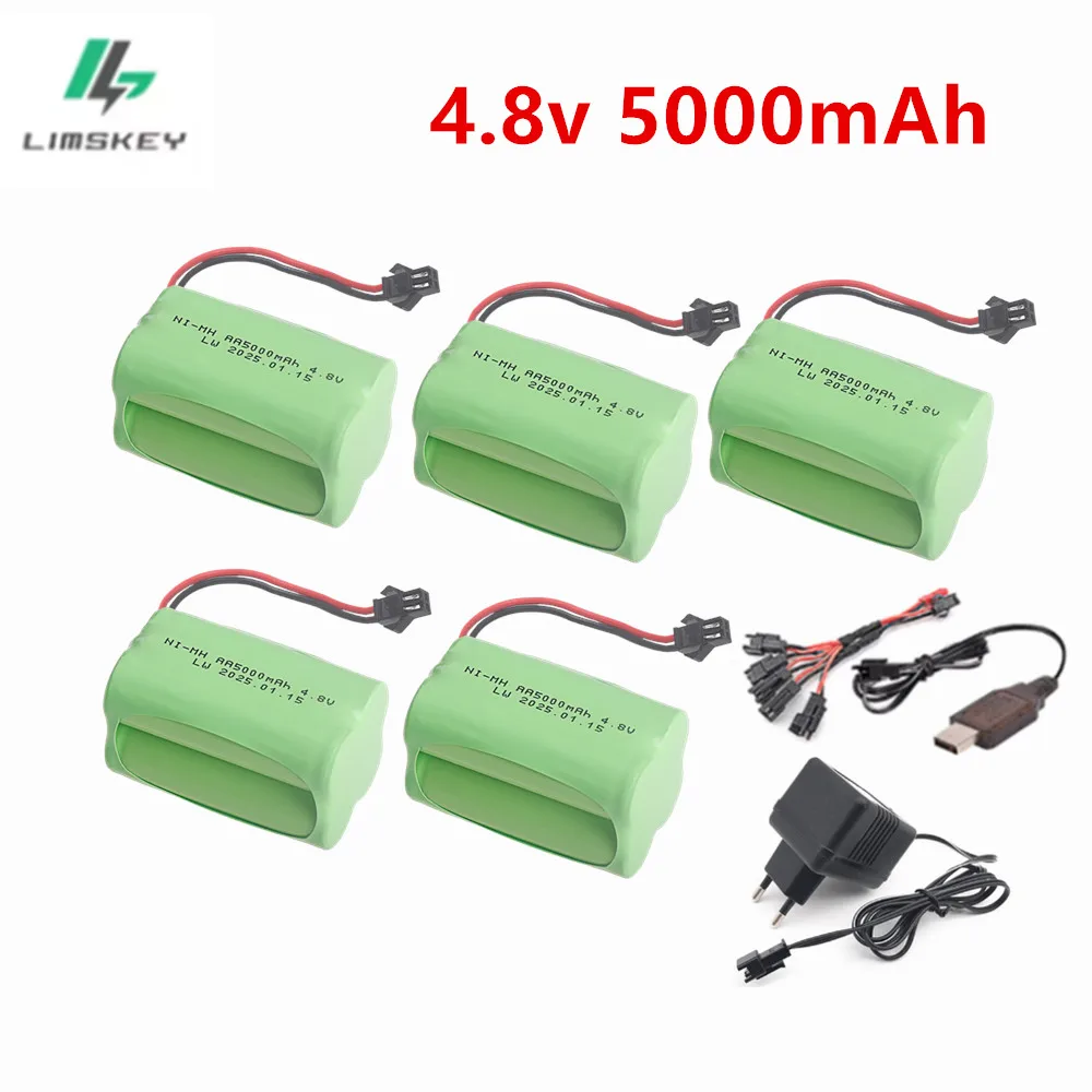 Accessories 1PCS AA 4.8V 800mAh Rechargeable Prise SM2P de Batterie de Voiture Jouet RC Camion Cascadeur Voiture Pelle Jouet Voiture Batterie câble de Accessories 1PCS AA 4.8V 800mAh Rechargeable Prise SM2P de Batterie de Voiture Jouet RC Camion Cascadeur Voiture Pelle Jouet Voiture Batterie câble de