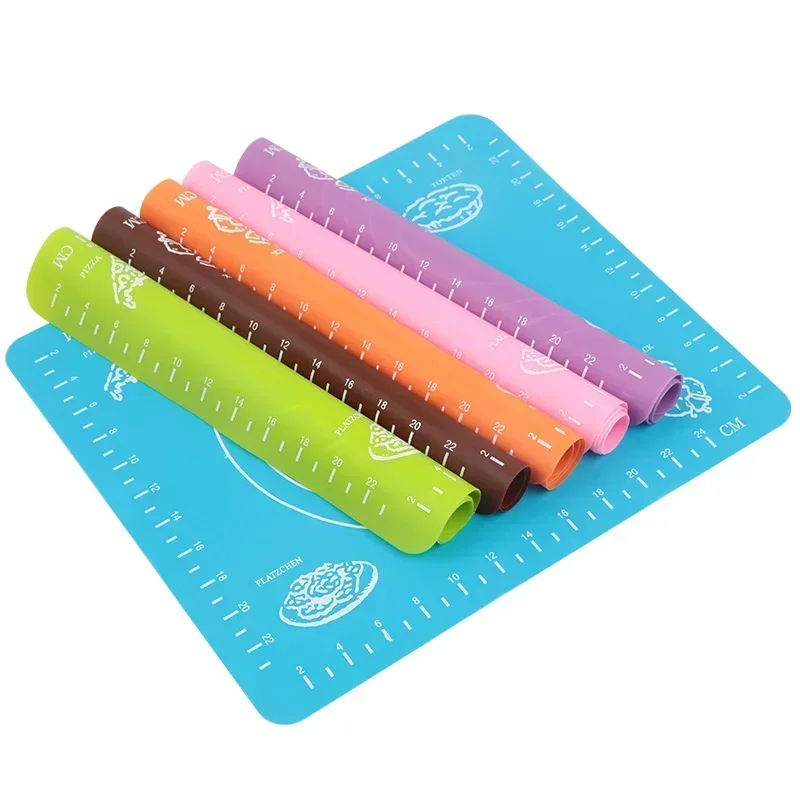 Silicone baking mat 26x29cm Kitchen Kneading Dough Baking Mat Dough Pastry Non-stick Pads Tools Accessories Cooking Tool Bakeware