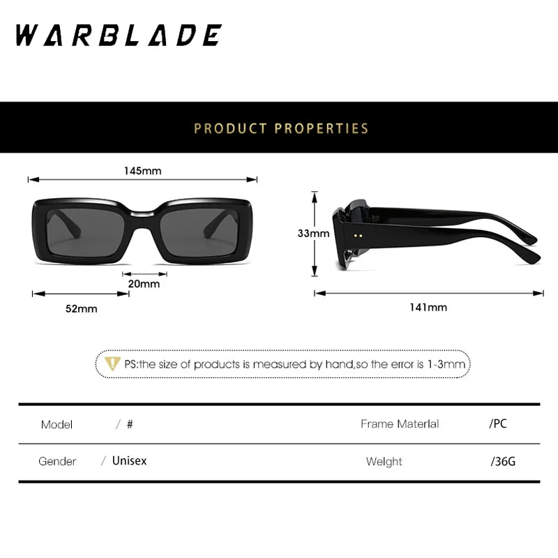 New Popular Fashion Women Men Square Trendy Jelly Color Eyewear Purple Sun Glasses Men's Shades Small Rectangle Sunglasses UV400 5